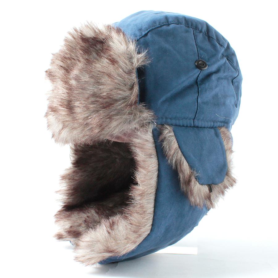 アビエイター 防寒 ファー 耳当て 帽子 メンズ レディース フリーサイズ ムートン フライトキャップ キャンプ ベーシックエンチ Fake Suede Aviator Cap | Basiquenti | 04