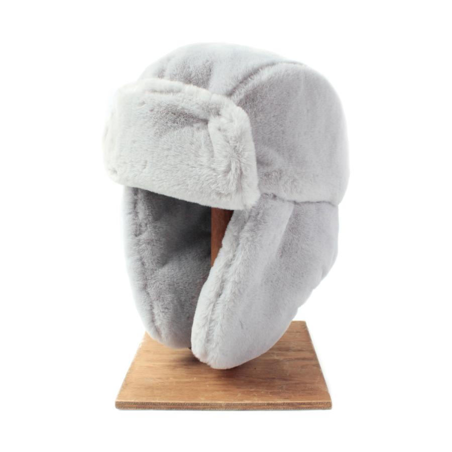 ベーシックエンチ Fake Fur Aviator Cap 帽子 アビエイター パイロットキャップ フェイク ファー 防寒 モコモコ イアマフ 耳当て フラップ メンズ レディース | Basiquenti | 04
