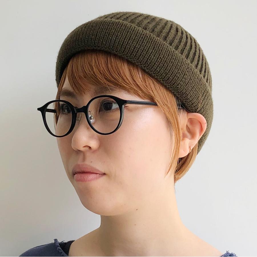 浅い ショート ロール ニット ワッチ キャップ 帽子 洗える ニット帽 ビーニー イスラムワッチ スケーター ロールアップ 手洗い フリーサイズ Short Roll Watch | Basiquenti | 18