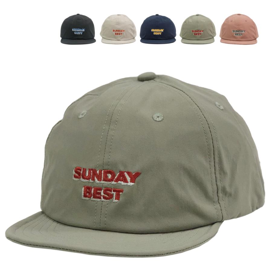 ベーシックエンチ Sunday Best Cap 帽子 洗える 抗菌 消臭 ショートつば 吸水速乾 メンズ レディース フリーサイズ | Basiquenti