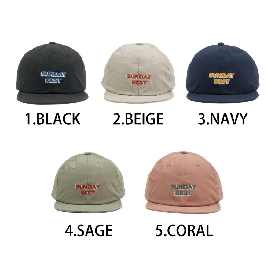 ベーシックエンチ Sunday Best Cap 帽子 洗える 抗菌 消臭 ショートつば 吸水速乾 メンズ レディース フリーサイズ | Basiquenti | 17