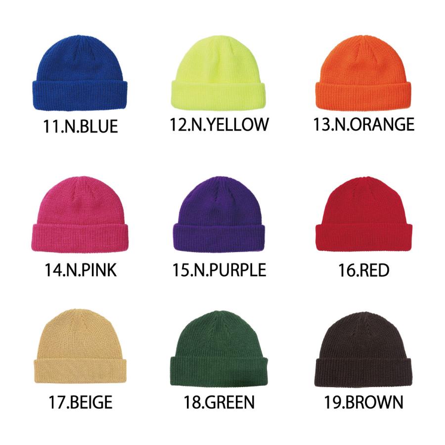 62,100個突破！浅いかぶり Low Watch 帽子 手洗い 洗える 大きいサイズ有り ニット帽 メンズ レディース ロールワッチ ショートニットキャップ クルクルビーニー | Basiquenti | 38