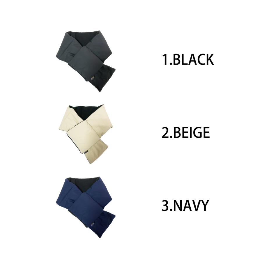 ベーシックエンチ Cordura Short Muffler マフラー ダウンマフラー コーデュラ 日本製生地 メンズ レディース 防寒 頑丈 丈夫 ナイロン ループ付き 差し込み式 | Basiquenti | 10