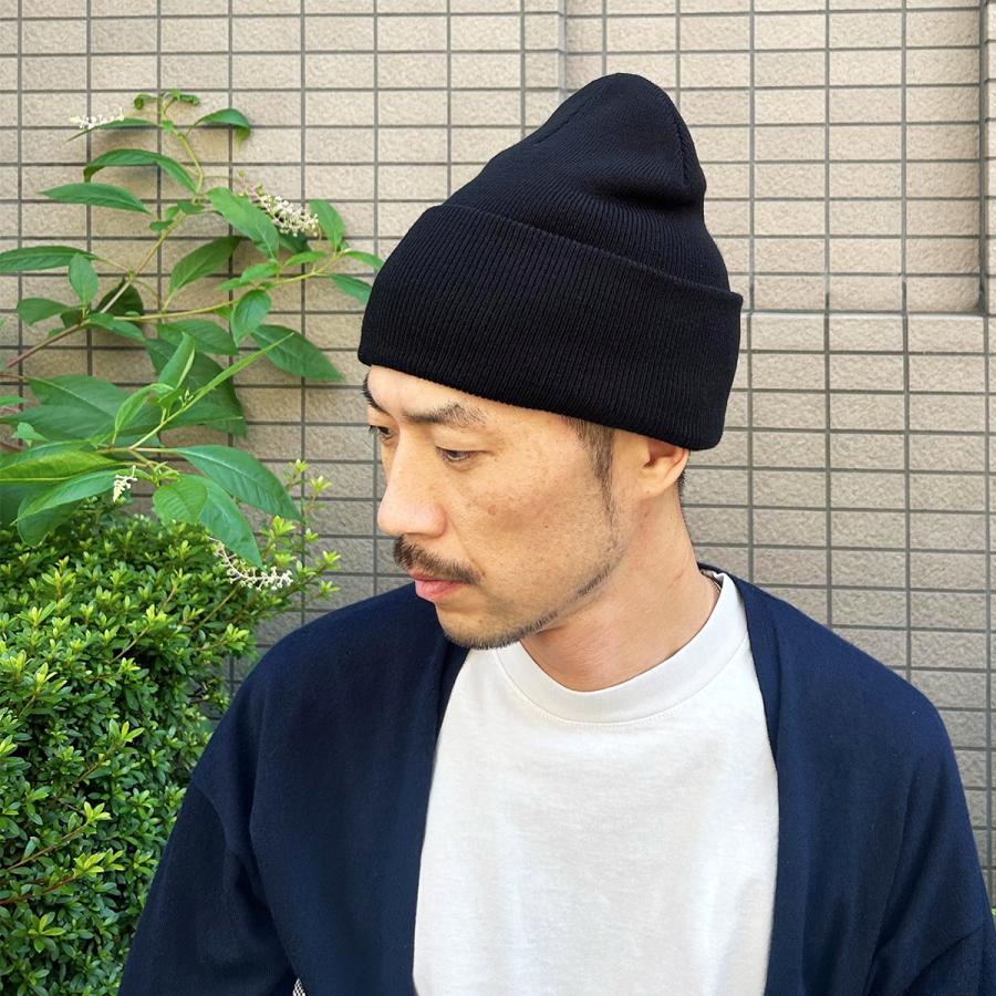洗える ニットキャップ 帽子 ニット帽 ビーニー ワッチキャップ レディース メンズ フリーサイズ 伸縮 フィット感 ベーシックエンチ アクリル プレーン ワッチ | Basiquenti | 11