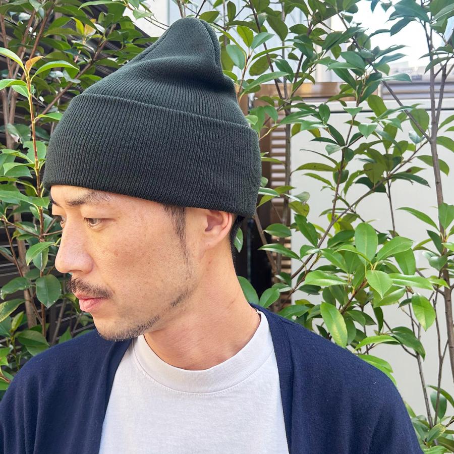 洗える ニットキャップ 帽子 ニット帽 ビーニー ワッチキャップ レディース メンズ フリーサイズ 伸縮 フィット感 ベーシックエンチ アクリル プレーン ワッチ | Basiquenti | 17