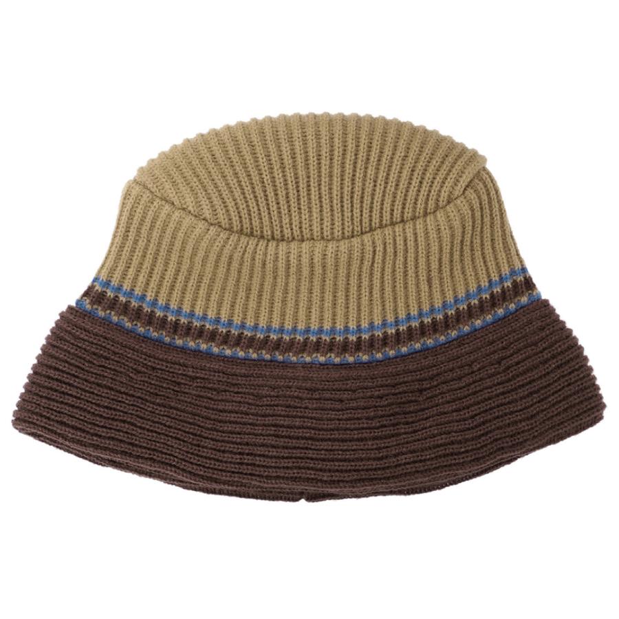 ニットハット 洗える 抗菌 消臭 ハット ニット バケット ちくちくしない 洗濯 帽子 メンズ レディース フリーサイズ ベーシックエンチ Line Knit Bucket Hat | Basiquenti | 03