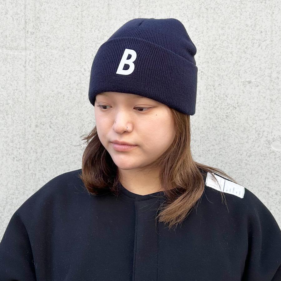 アクリル 抗菌 消臭 洗える ロゴ ワッチ ニット 帽子 ニット帽 アルファベット レディース メンズ フリーサイズ 保温 伸縮 ベーシックエンチ Acrylic Logo Watch | Basiquenti | 09