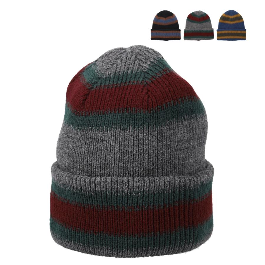 洗える 抗菌 消臭 リバーシブル ワッチ ニットキャップ 2way ニット帽 ビーニー レディース メンズ フリーサイズ 深め ベーシックエンチ Gra Riversible Watch | Basiquenti