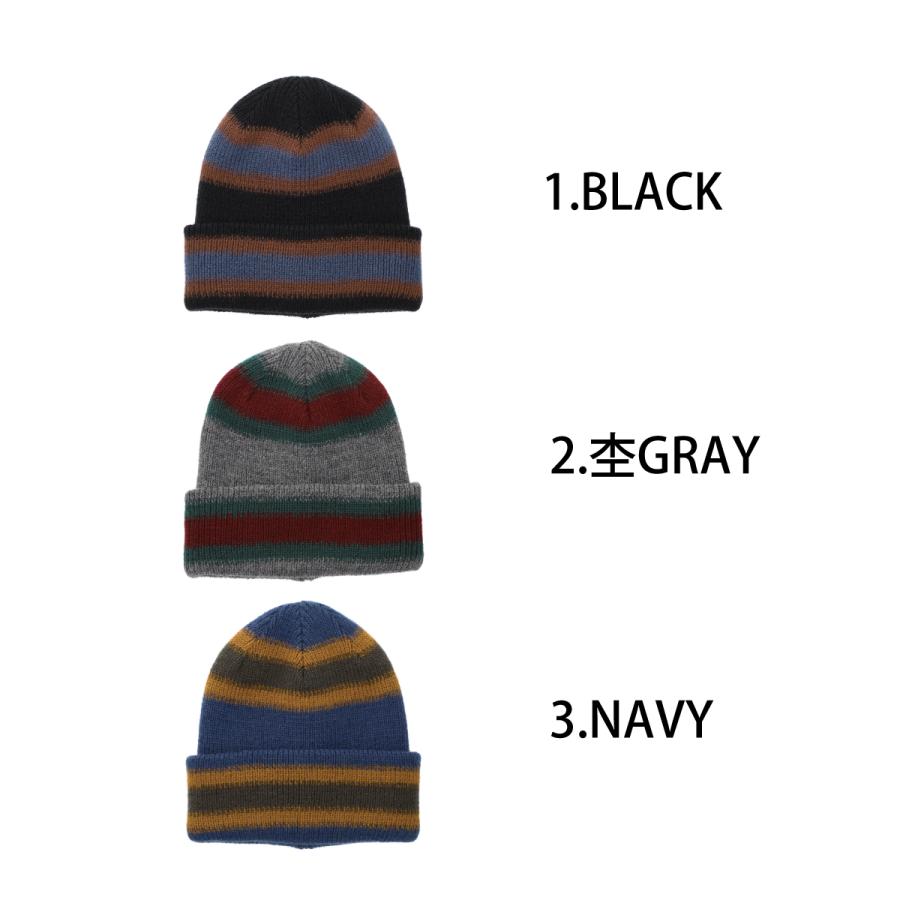 洗える 抗菌 消臭 リバーシブル ワッチ ニットキャップ 2way ニット帽 ビーニー レディース メンズ フリーサイズ 深め ベーシックエンチ Gra Riversible Watch | Basiquenti | 13