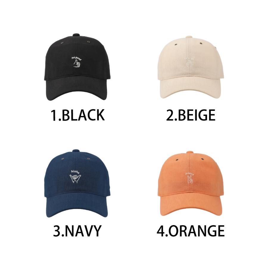 ハンドサイン スラブ 抗菌 消臭 キャップ 帽子 レディース メンズ フリーサイズ カーブつば PEACE OK ALOHA GOOD ゴルフ ベーシックエンチ Shiwa Hand Sign Cap | Basiquenti | 13