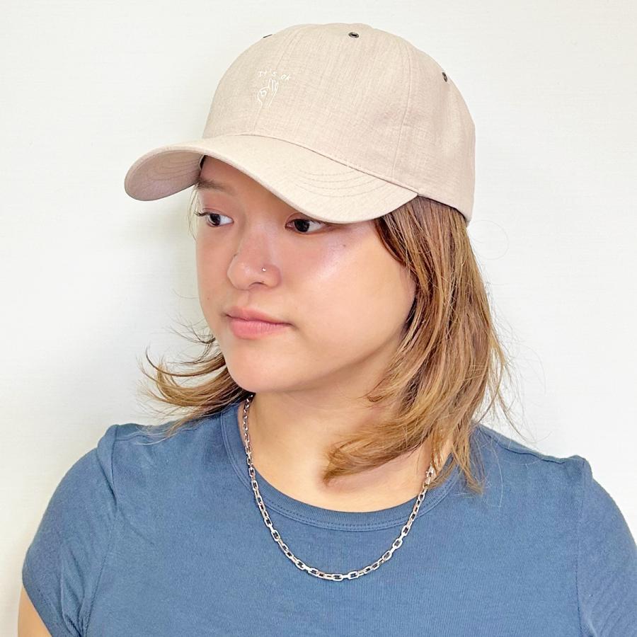 ハンドサイン スラブ 抗菌 消臭 キャップ 帽子 レディース メンズ フリーサイズ カーブつば PEACE OK ALOHA GOOD ゴルフ ベーシックエンチ Shiwa Hand Sign Cap | Basiquenti | 06