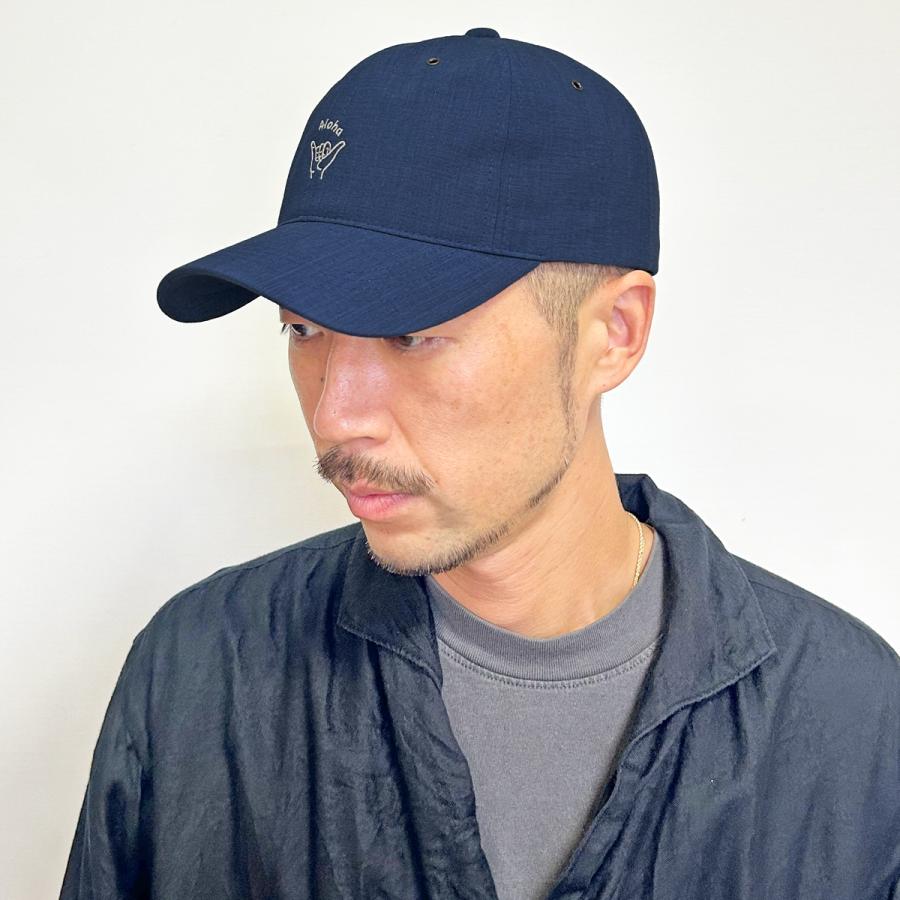ハンドサイン スラブ 抗菌 消臭 キャップ 帽子 レディース メンズ フリーサイズ カーブつば PEACE OK ALOHA GOOD ゴルフ ベーシックエンチ Shiwa Hand Sign Cap | Basiquenti | 07