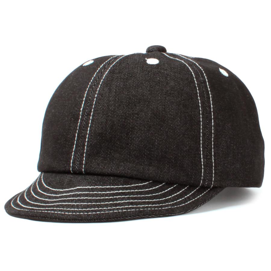 Basiquenti ショートつば Denim Ball Cap デニムボールキャップ