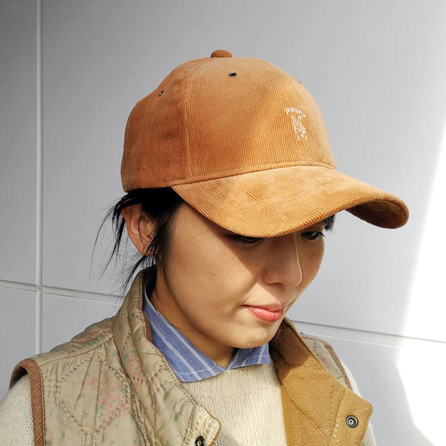 ハンド サイン キャップ 帽子 レディース メンズ フリーサイズ コーデュロイ コールテン ゴルフ ベーシックエンチ Corduroy Hand Sign Cap | Basiquenti | 05