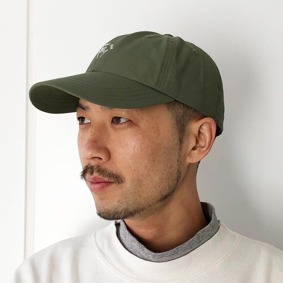 ベーシックエンチ Light Cotton Nylon Hand Sign Cap 帽子 ベースボールキャップ シンプル 6パネル ローキャップ キャップ メンズ レディース 浅め | Basiquenti | 10