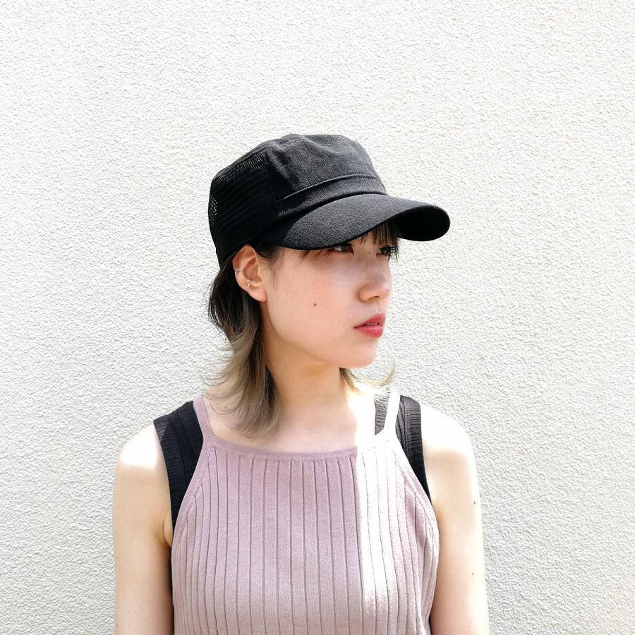 メッシュ ワークキャップ 帽子 蒸れない 通気 メンズ レディース 男女兼用 春夏 夏用 ゴルフ 涼しい 無地 シンプル Mesh Work メッシュワーク | Basiquenti | 05
