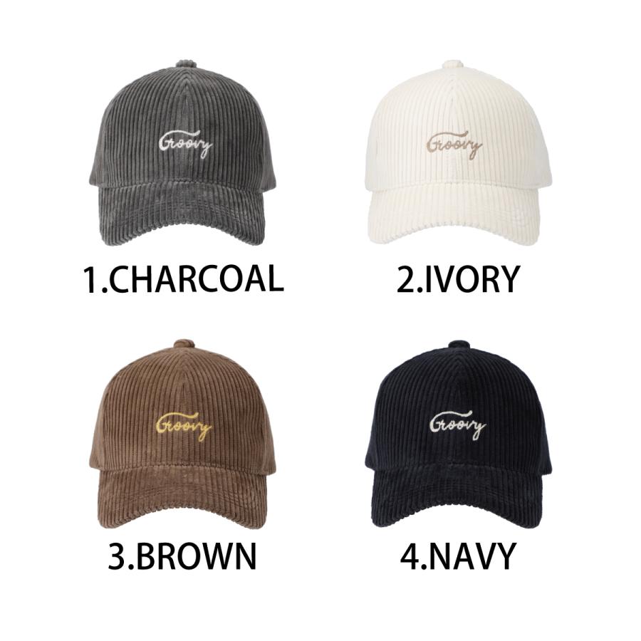 抗菌 消臭 吸水速乾 キャップ コーデュロイ 帽子 レディース メンズ フリーサイズ チェーン ステッチ ゴルフ ベーシックエンチ Chain Stitch Cap | Basiquenti | 14