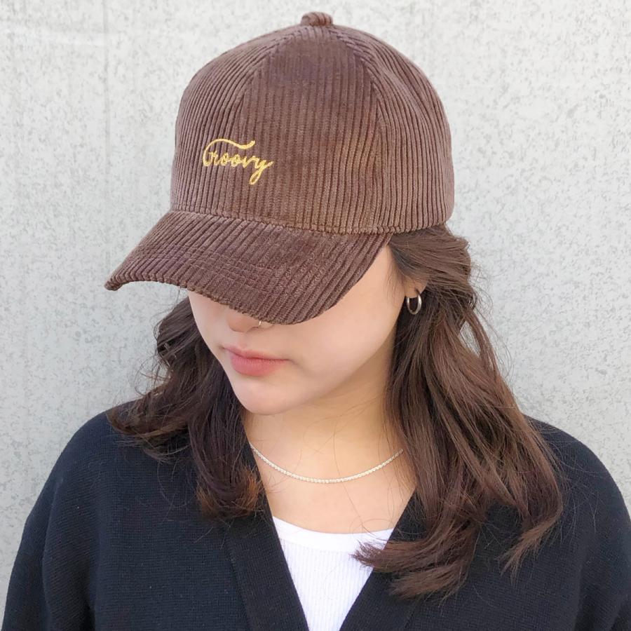 抗菌 消臭 吸水速乾 キャップ コーデュロイ 帽子 レディース メンズ フリーサイズ チェーン ステッチ ゴルフ ベーシックエンチ Chain Stitch Cap | Basiquenti | 07