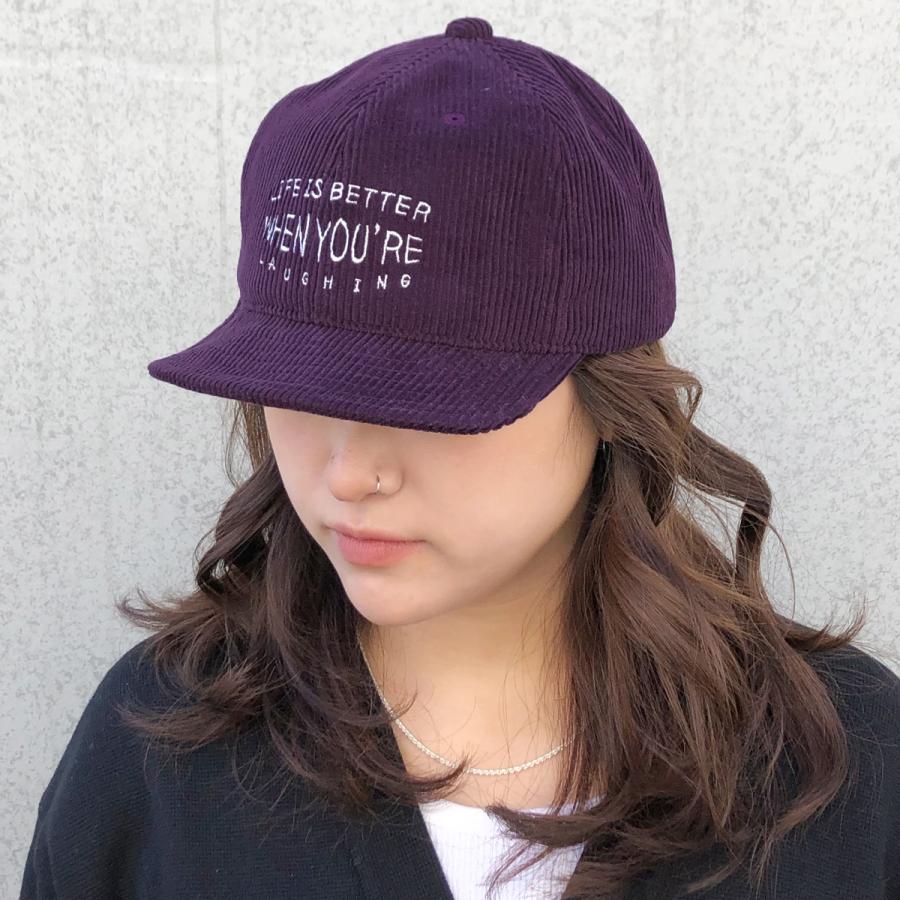 抗菌 消臭 吸水速乾 キャップ コーデュロイ 帽子 レディース メンズ フリーサイズ ショートつば ゴルフ 細文字 刺繍 ベーシックエンチ Daily Corduroy Cap | Basiquenti | 08