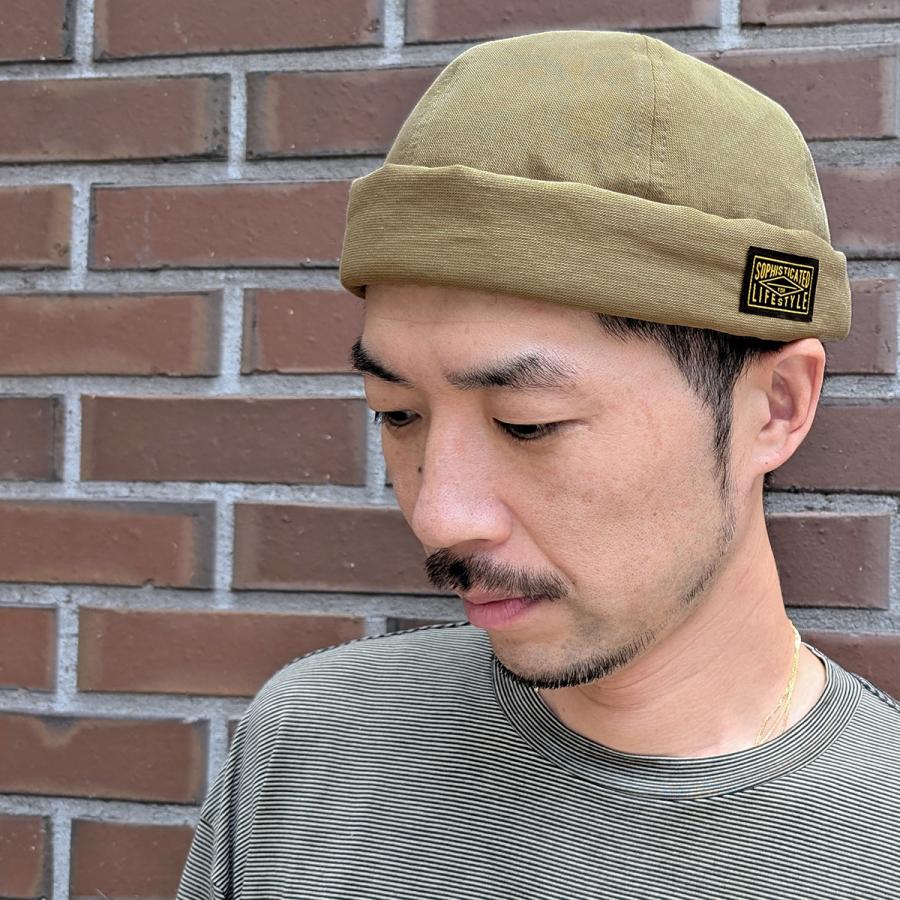 ベーシックエンチ Black Tag Fisherman Cap 帽子 洗える 抗菌 消臭 つば無しキャップ ロールワッチ メンズ レディース フリーサイズ | Basiquenti | 07
