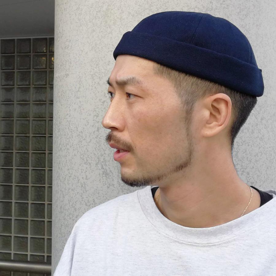 Basiquenti 浅い つば無しキャップ フィッシャーマン ヘビーツイル