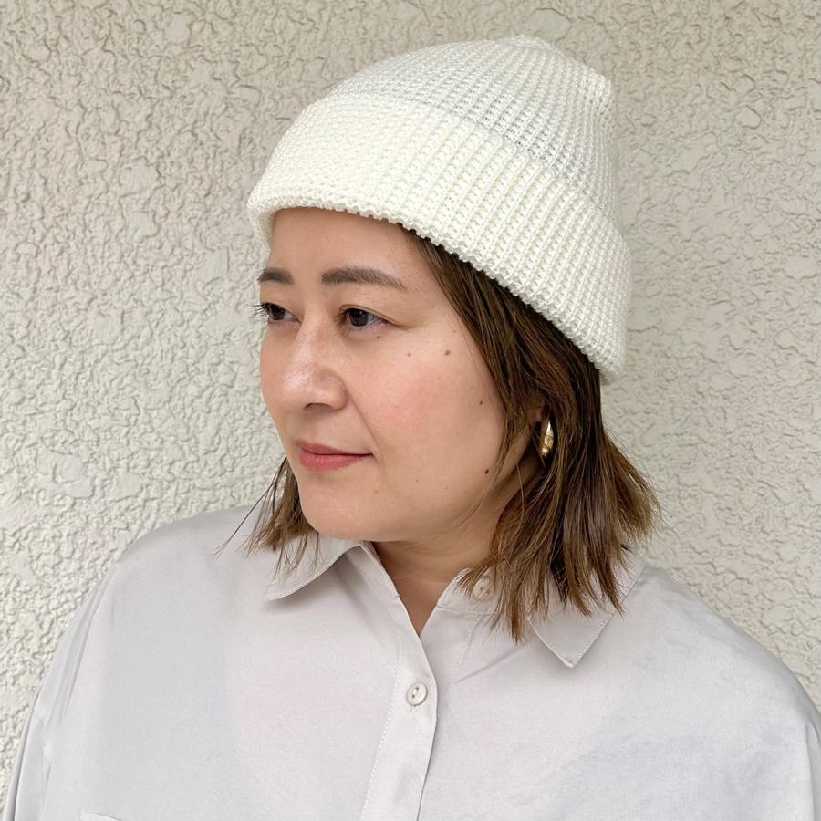 Basiquenti ベーシックエンチ Acrylic Waffle Watch 丸洗い可能 帽子