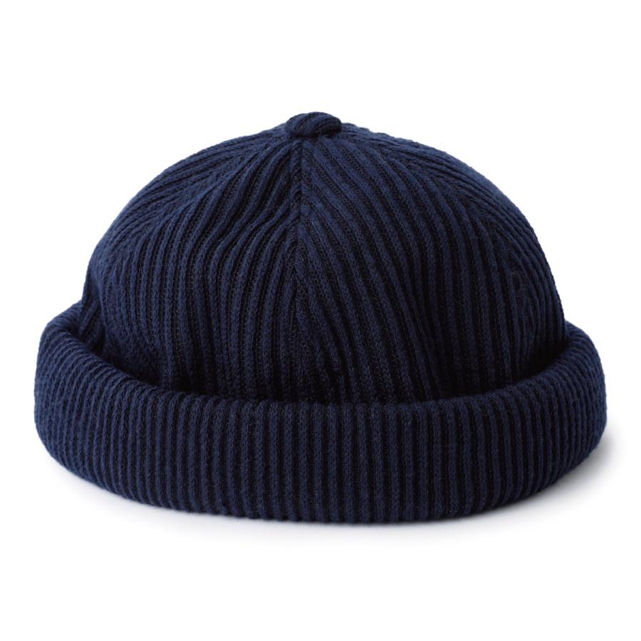 ベーシックエンチ Bokoboko Fisherman Cap 浅い つば無しキャップ フィッシャーマン ニット帽 帽子 ショートニットキャップ クルクルビーニー ロールワッチ | Basiquenti | 03