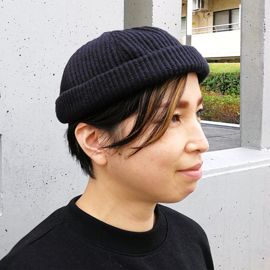 ベーシックエンチ Bokoboko Fisherman Cap 浅い つば無しキャップ フィッシャーマン ニット帽 帽子 ショートニットキャップ クルクルビーニー ロールワッチ | Basiquenti | 09