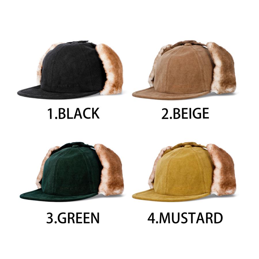 ベーシックエンチ Corduroy Flap Cap コーデュロイ フラップキャップ 帽子 パイロット 防寒 アビエイター イヤマフ キャップ 親子 キッズ メンズ レディース | Basiquenti | 20