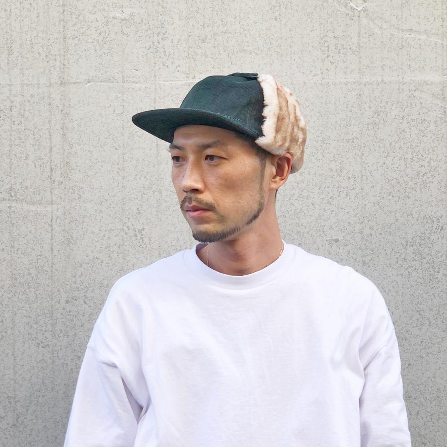 ベーシックエンチ Corduroy Flap Cap コーデュロイ フラップキャップ 帽子 パイロット 防寒 アビエイター イヤマフ キャップ 親子 キッズ メンズ レディース | Basiquenti | 13