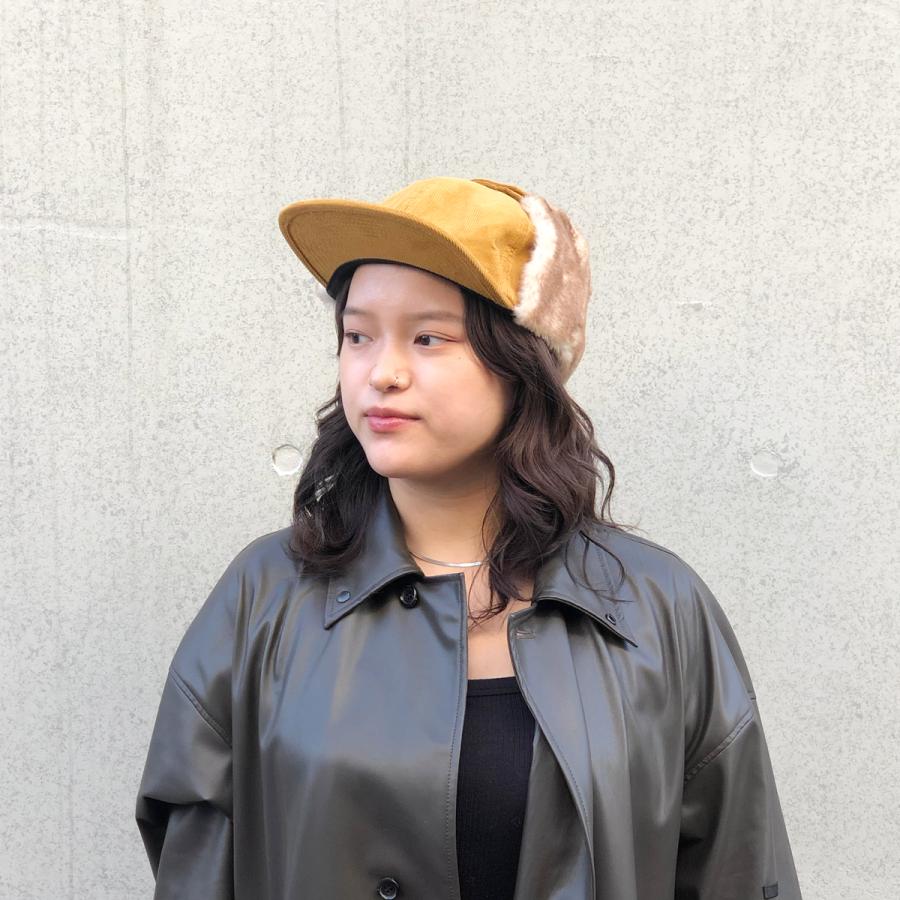 ベーシックエンチ Corduroy Flap Cap コーデュロイ フラップキャップ 帽子 パイロット 防寒 アビエイター イヤマフ キャップ 親子 キッズ メンズ レディース | Basiquenti | 15