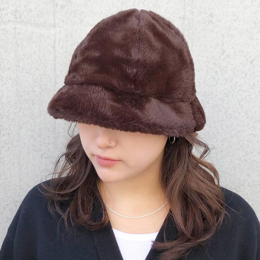 ファー 吸水速乾 抗菌 消臭 メトロ テニス クルーハット バケットハット もこもこ ふわふわ メンズ レディース フリーサイズ アウトドア 防寒 帽子 Fur Crew Hat | Basiquenti | 06