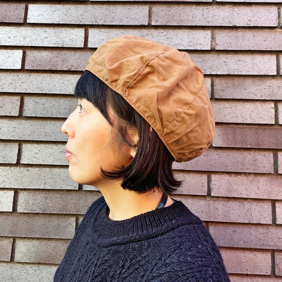 洗える シワ加工 帽子 ベレー帽 メッシュ 風通し シャリ感 消臭 抗菌