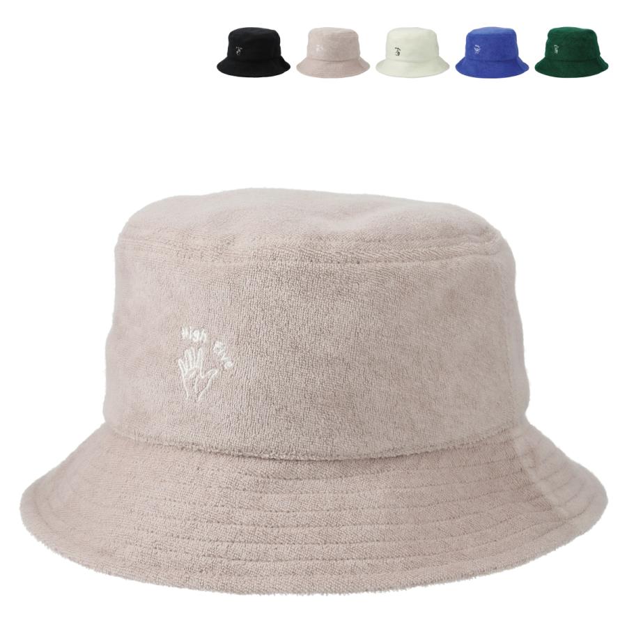 パイル ハンドサイン ハット 洗える 抗菌 消臭 吸水速乾 バケット サファリ 帽子 メンズ レディース フリーサイズ ベーシックエンチ Pile Handsign Hat | Basiquenti