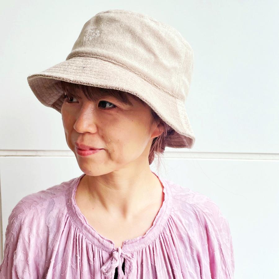 パイル ハンドサイン ハット 洗える 抗菌 消臭 吸水速乾 バケット サファリ 帽子 メンズ レディース フリーサイズ ベーシックエンチ Pile Handsign Hat | Basiquenti | 07