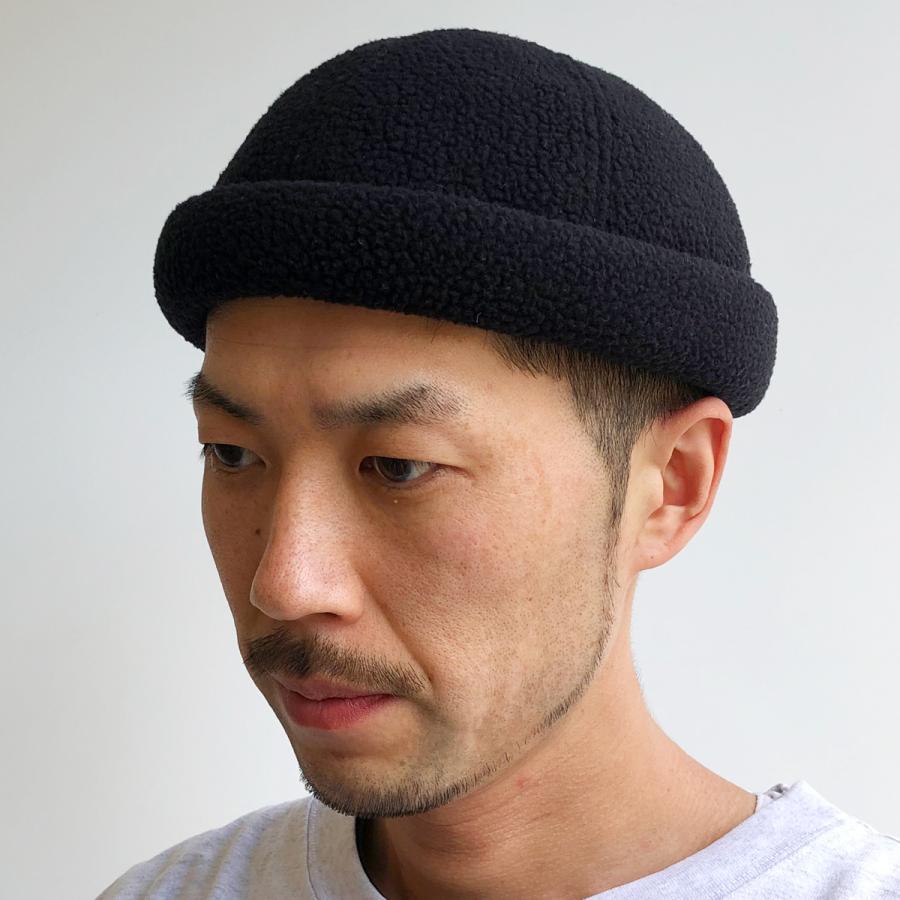 ベーシックエンチ POLARTEC Fisherman Cap 保温性 ポーラテック 軽量 SDGs 浅い つば無しキャップ フィッシャーマン 帽子 クルクルビーニー ロールワッチ｜riverup｜07