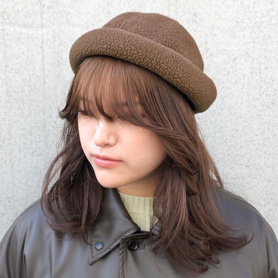 ベーシックエンチ POLARTEC Fisherman Cap 保温性 ポーラテック 軽量 SDGs 浅い つば無しキャップ フィッシャーマン 帽子 クルクルビーニー ロールワッチ｜riverup｜10