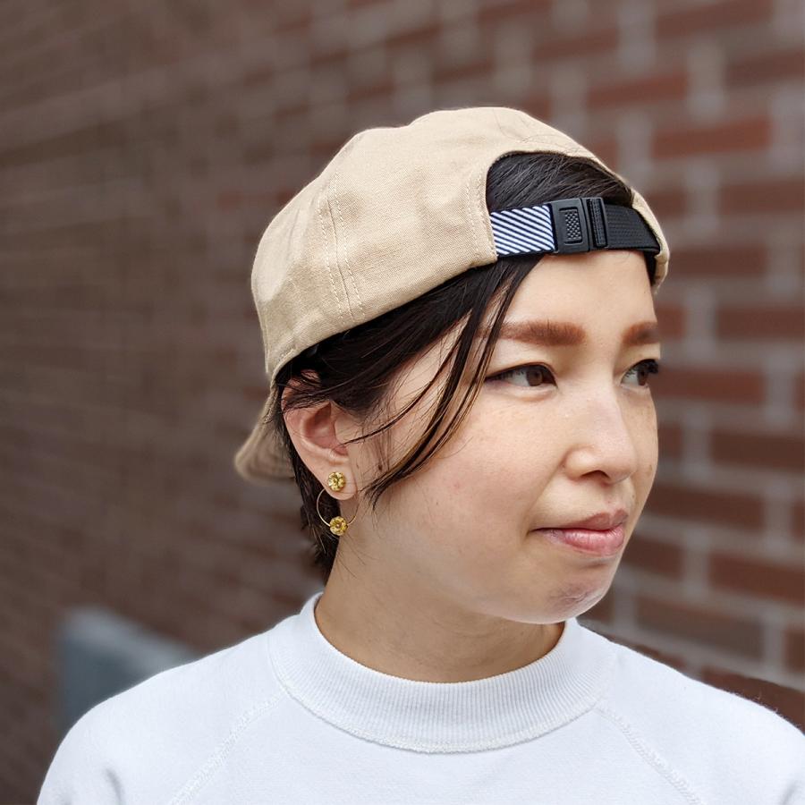 Basiquenti 吸水速乾 大きいサイズ有り ショートつば 帽子 Sロゴ
