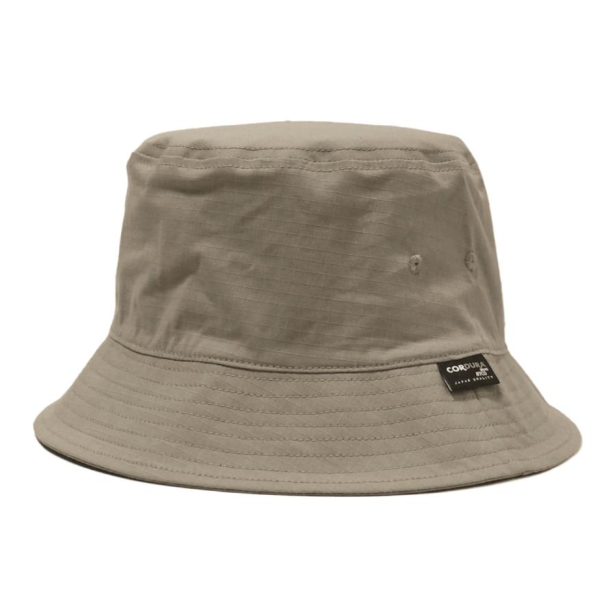 ベーシックエンチ Cordura NYCO Bucket Hat 帽子 ハット 綿 混紡 コーデュラ 日本製生地 メンズ レディース リップストップ ストレッチ ゴルフ アウトドア｜riverup｜04