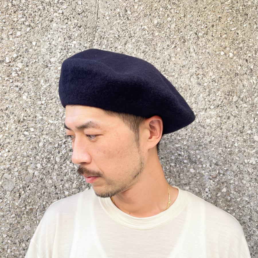 バスク ベレー ウール フェルト ベレー帽 帽子 メンズ レディース ユニセックス フリーサイズ ミリタリー 画家 軽量 なめらか ベーシックエンチ Basque Beret | Basiquenti | 10