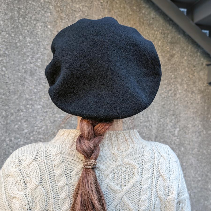 バスク ベレー ウール フェルト ベレー帽 帽子 メンズ レディース ユニセックス フリーサイズ ミリタリー 画家 軽量 なめらか ベーシックエンチ Basque Beret | Basiquenti | 14