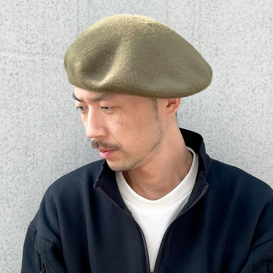 バスク ベレー ウール フェルト ベレー帽 帽子 メンズ レディース ユニセックス フリーサイズ ミリタリー 画家 軽量 なめらか ベーシックエンチ Basque Beret | Basiquenti | 13