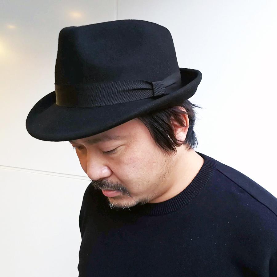 ウール100% 3サイズ フェドラ フェルト ハット 中折れハット 帽子 大きいサイズ 小さいサイズ Mサイズ  フリーサイズ ビッグサイズ Premium Charm Fedra | Basiquenti | 04