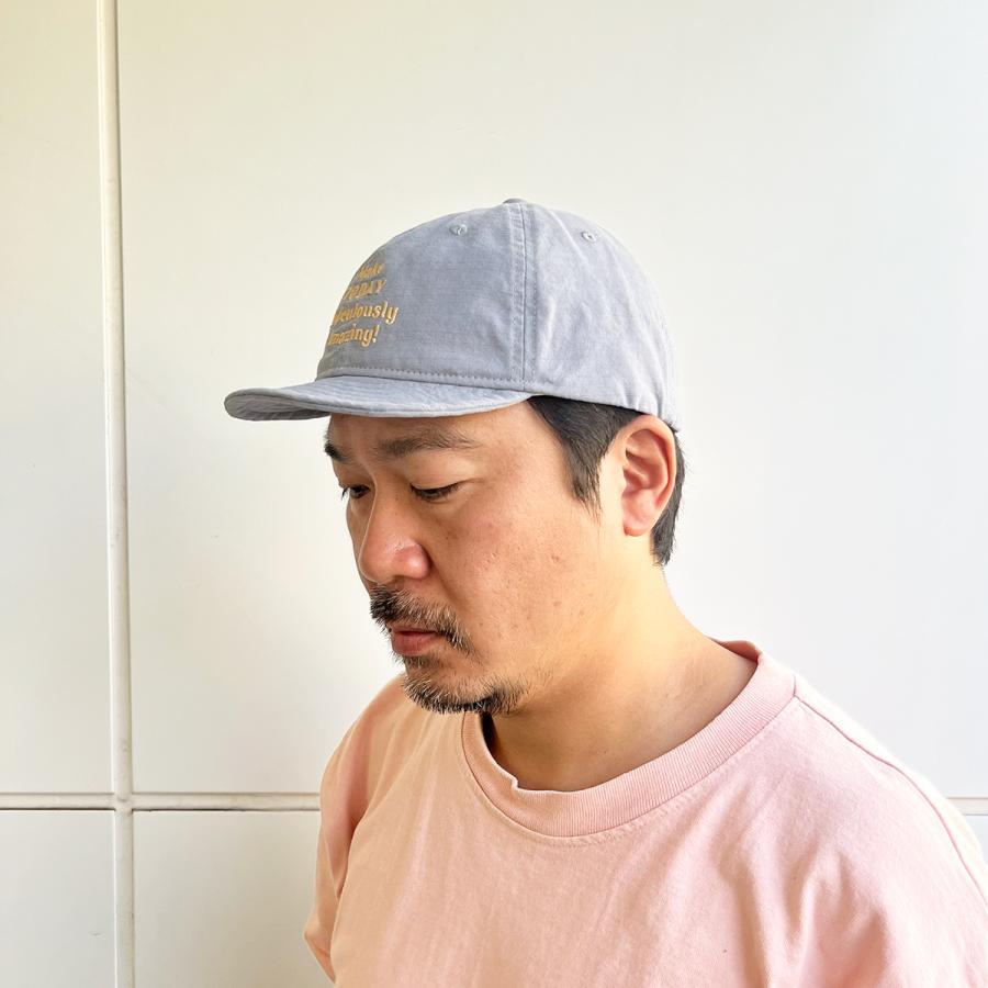 ショートブリム 洗える 抗菌消臭 刺繍 ボール キャップ 帽子 レディース メンズ フリーサイズ 釣り ゴルフ アウトドア ベーシックエンチ Make Today Ball Cap | Basiquenti | 08
