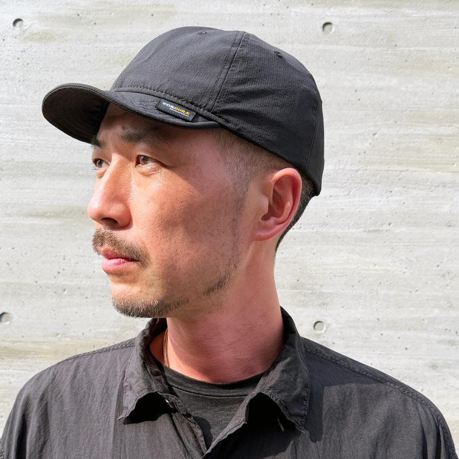 洗える はっ水 ストレッチ 抗菌 消臭 コーデュラ ショートブリム キャップ 帽子 レディース メンズ フリーサイズ ゴルフ アウトドア Cordura Mini Rip Ball Cap | Basiquenti | 06