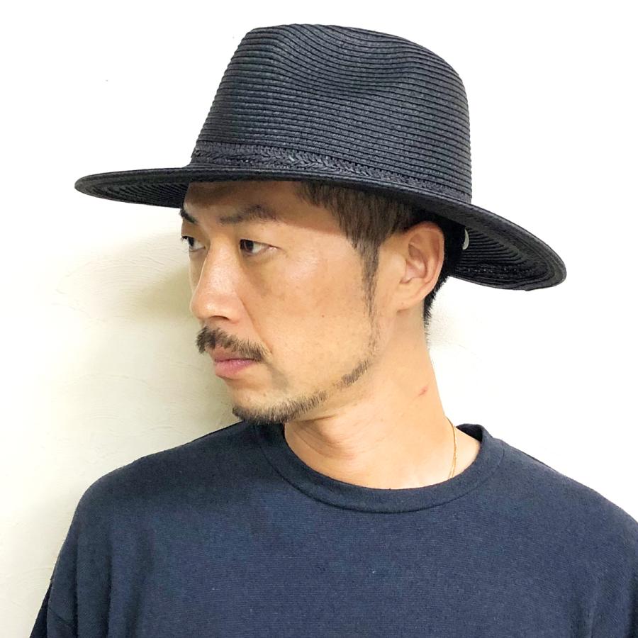 つば広 抗菌 消臭 ペーパーハット 中折れ リゾート 麦わら帽子 通気性 紫外線 UV対策 メンズ レディース フリーサイズ アウトドア 釣り Airway Long Brim Hat | Basiquenti | 05