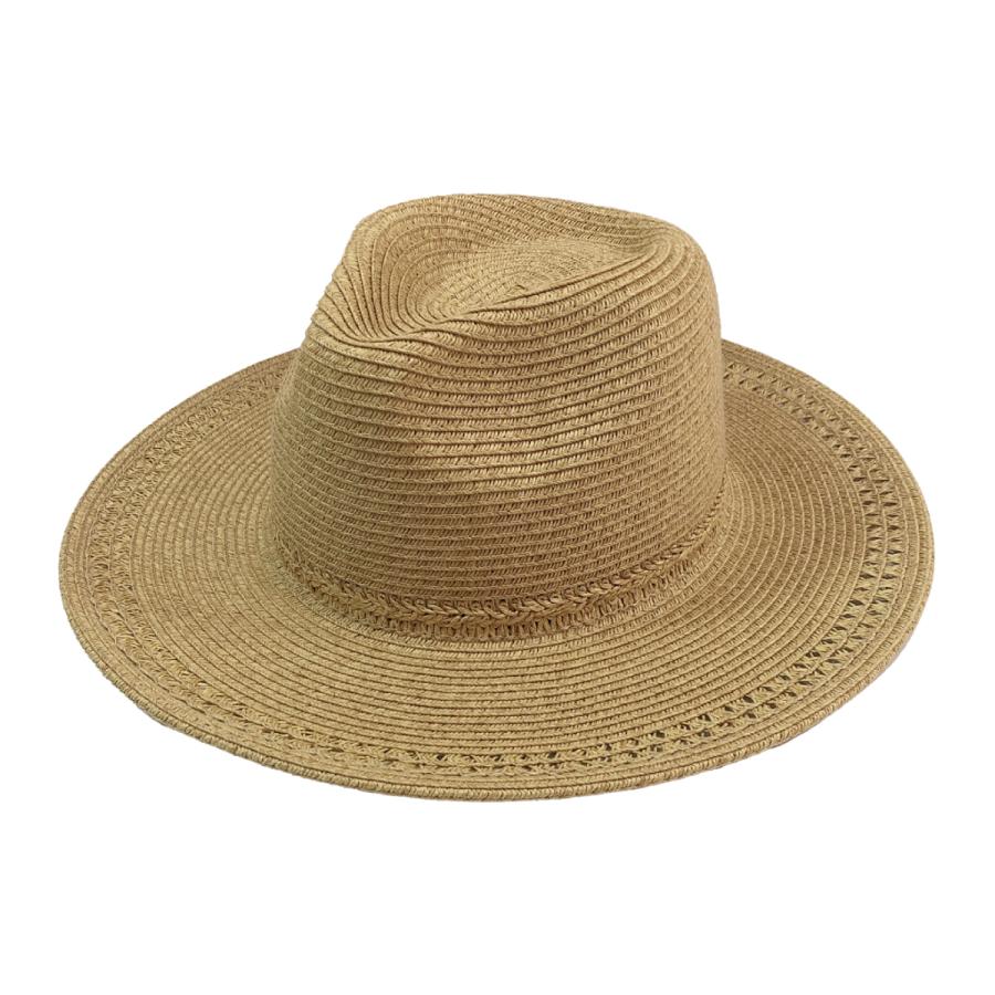 つば広 抗菌 消臭 ペーパーハット 中折れ リゾート 麦わら帽子 通気性 紫外線 UV対策 メンズ レディース フリーサイズ アウトドア 釣り Airway Long Brim Hat | Basiquenti | 02