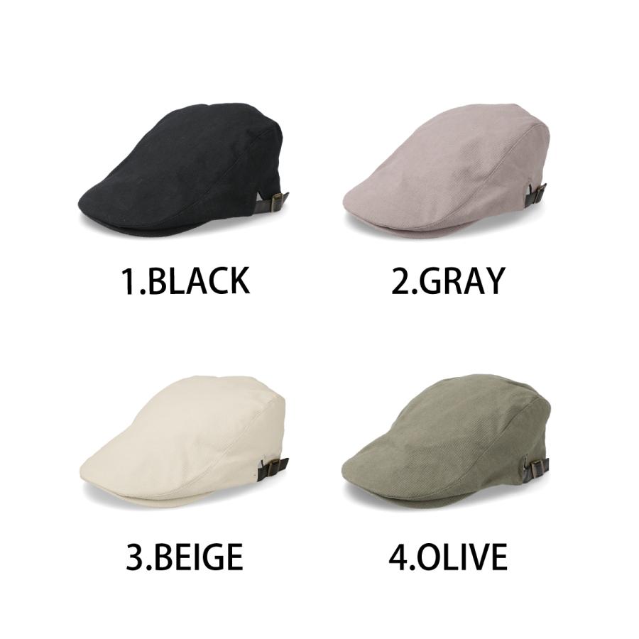 ベーシックエンチ Thermal Like Hunting 吸水速乾 サーマル ライク ハンチング 帽子 ワッフル ゴルフ 紳士 アイビー メンズ レディース サイズ調整 | Basiquenti | 09