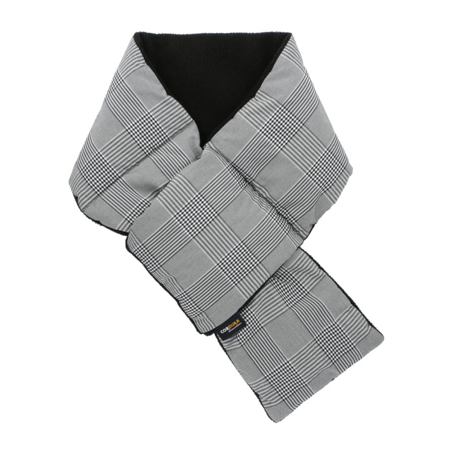 コーデュラ フリース マフラー チェック レディース メンズ フリーサイズ 頑丈 ナイロン アウトドア ゴルフ 釣り ベーシックエンチ Cordura Check Short Muffler | Basiquenti | 01