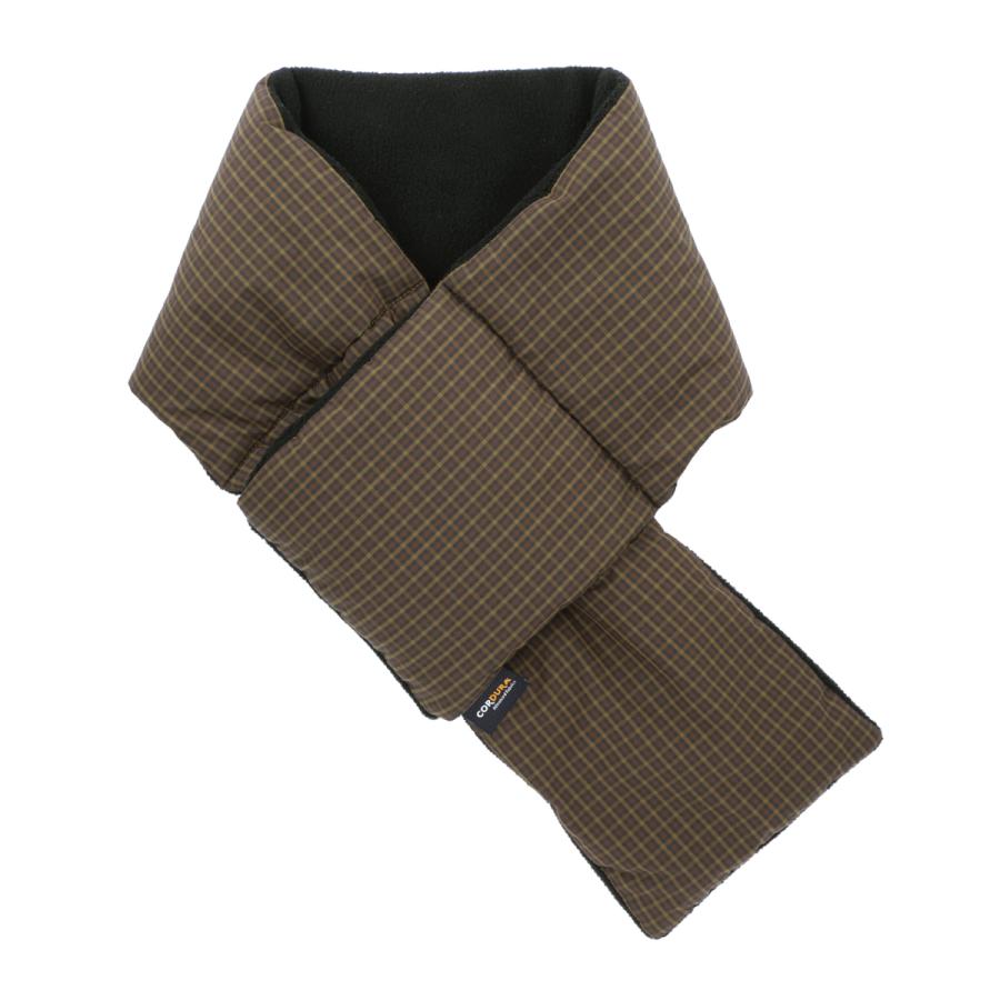 コーデュラ フリース マフラー チェック レディース メンズ フリーサイズ 頑丈 ナイロン アウトドア ゴルフ 釣り ベーシックエンチ Cordura Check Short Muffler | Basiquenti | 03